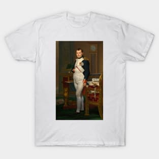 The Emperor Napoleon in His Study at the Tuileries - Jacques-Louis David T-Shirt